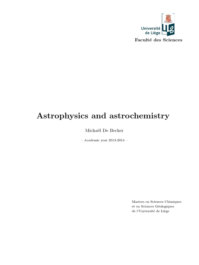 Astrochemistry And Astrophysics Pdf Pdf Apparent Magnitude Stars