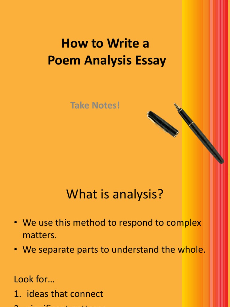 poetry analysis essay pdf