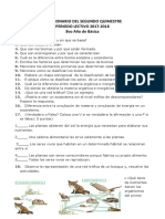 Cuestionario Del Segundo Quimestre Examenes Finales