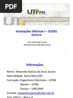 Aula Inaugural - Instalações Elétricas I - 08 - 03 - 18 PDF