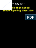 Opening Mass 2018 Slides