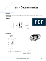 IV BIM - 4to. A§o - ALG - Gu°a 3 -  Matrices y Determinantes