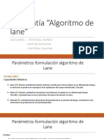 Auxiliar Planificacion Minera Criterio de Lane