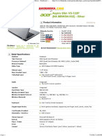 Product Information: Detail Specifications