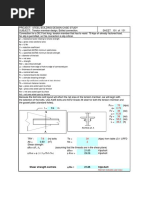 21.65 Kips/bolt Shear Strength Controls: Section at A