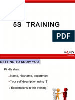 5S Training