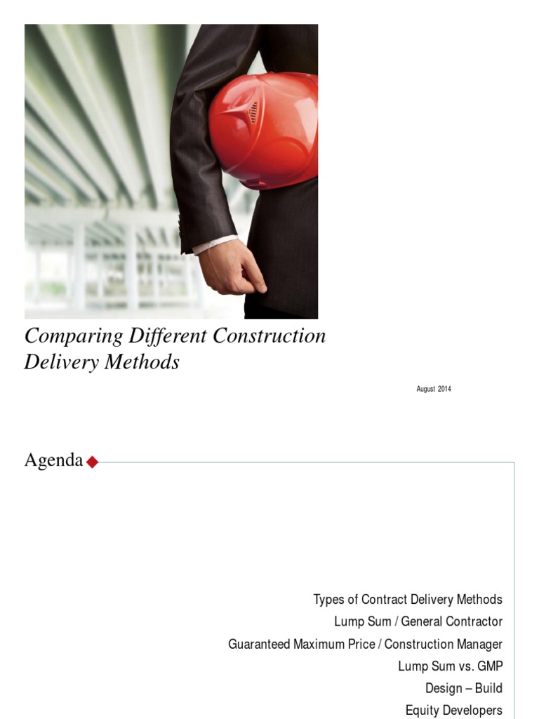 Construction Delivery Methods Explained | PDF | Construction Management ...