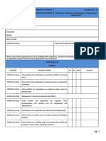 Civil Aviation Authority of Nepal Maintenance Organization Checklist