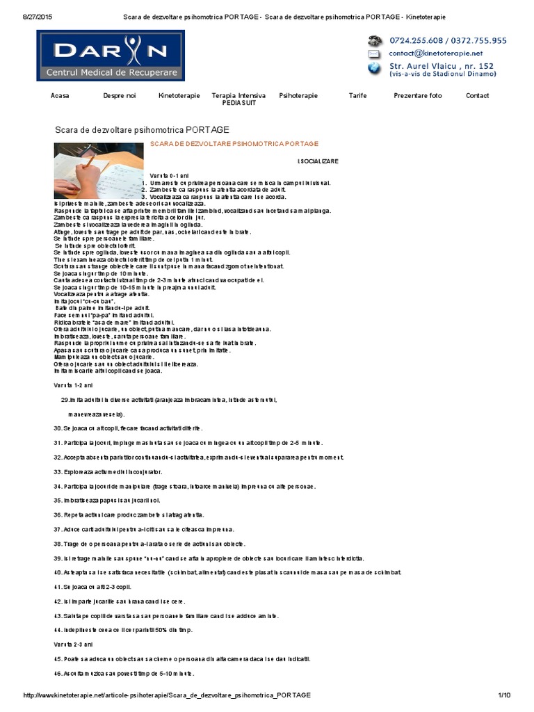 Portage - Test Complet | PDF