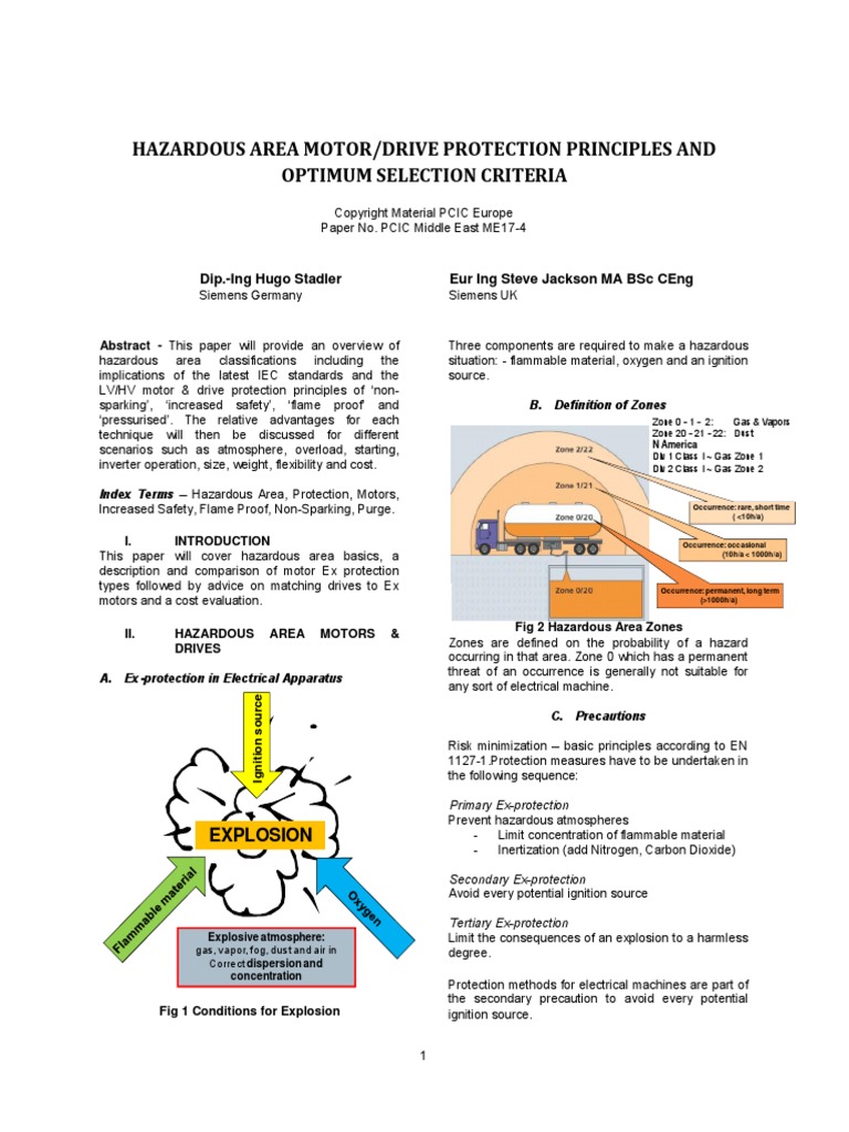 Hazardous Area Motors Drives | PDF | Chemistry | Gases