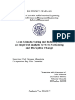 Malavasi - Schenetti - Lean Manufacturing and Industry 4.0 - An Empirical Analysis Between Sustaining and Disruptive Change