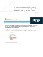 Resize Azure Resource Manager (ARM) VM OS & Data Disk Using Azure Portal