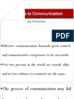 Barriers To Communication: An Overview