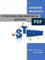 Juego de Negocios - Estrategias para Ingresar Al Mercado