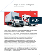 Transportes Del Bosque - en Ascenso Con Freightliner