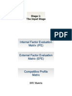 Quantitative Strategic Planning Matrix