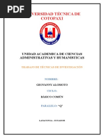 Carátula Formato UTC para Documentos | PDF