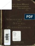 Wrought Iron and Steel in Construction 1891