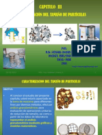 Capitulo III - CARACTERIZACIÓN DE TAMAÑO DE PARTÍCULAS