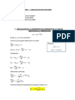 Primera Tarea - Linealizacion de Ecuaciones