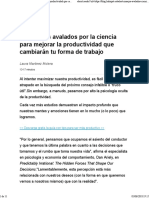 7 Consejos Avalados Por La Ciencia Para Mejorar La Productividad Que Cambiarán Tu Forma de Trabajo