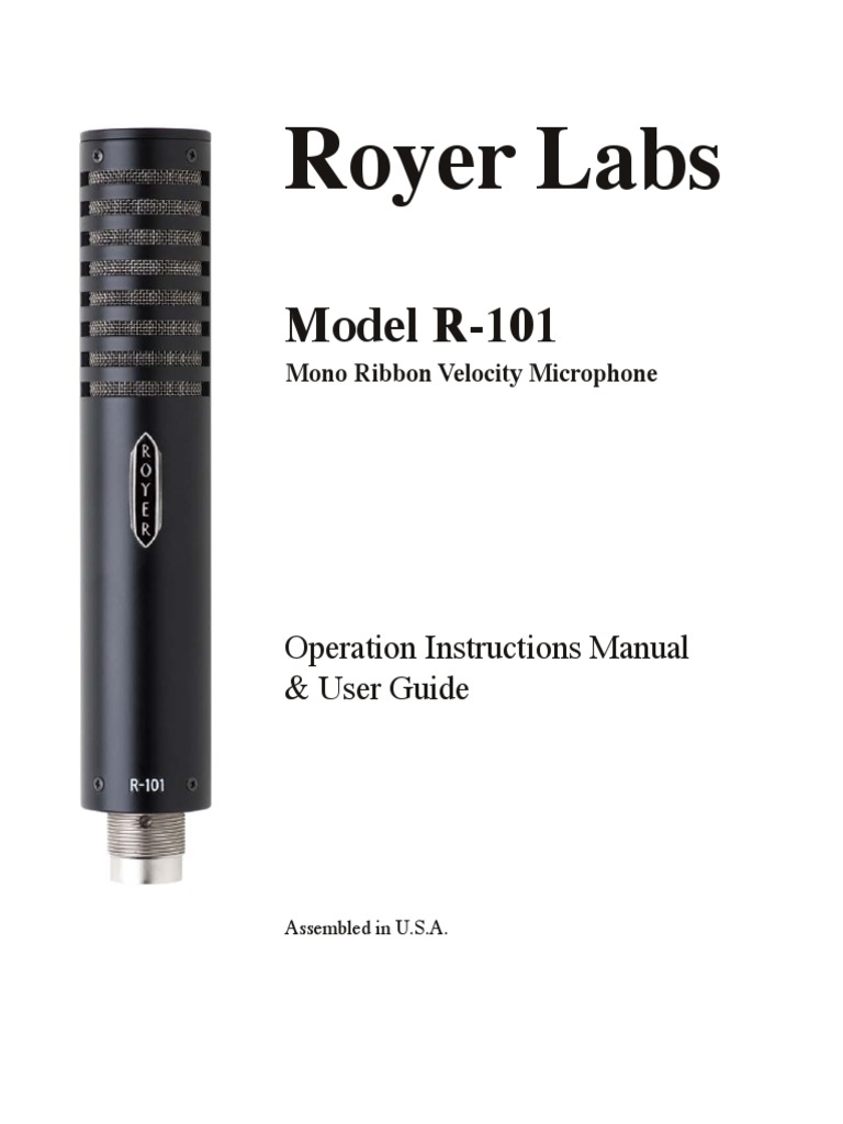 The Sweet Spot: Maximizing Performance with the Royer Labs Model R-101 ...