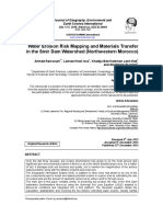 Raissouni Et Al - Water Erosion Risk Mapping and Materials Transfer in The Smir Dam Watershed (Northwestern Morocco) PDF