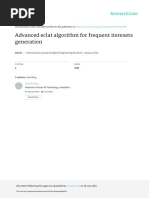 Advanced Eclat Algorithm For Frequent Itemsets Generation