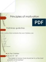 Principles of Motivation