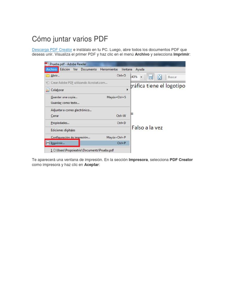 Como Imprimir Varios Documentos Pdf A La Vez Sin Abrirlos