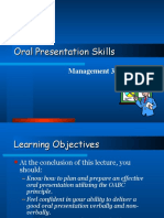 Oral Present