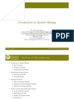 Introduction to System Biology Lecture1