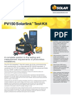 PV150 Solarlink Test Kit: Solar