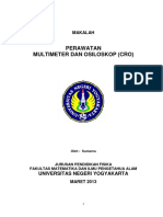 Perawatan Multimeter Dan Cro