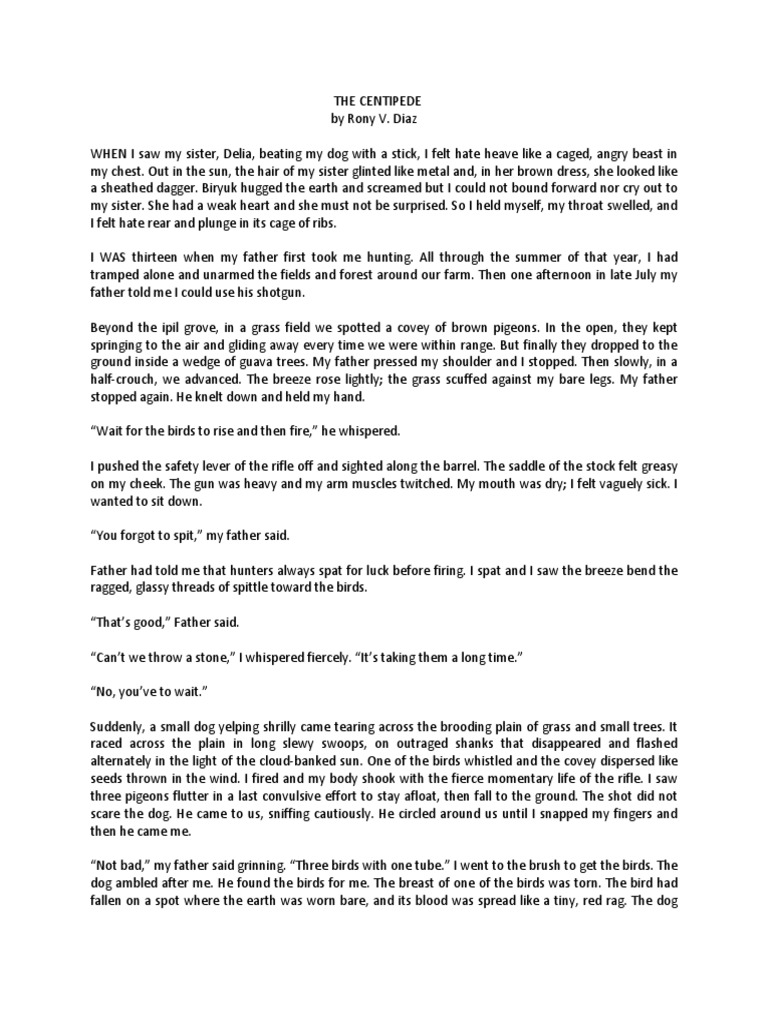 The Centipede Nature