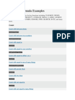 500 Excel Formula Examples