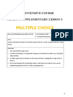 BT Inten Reading - Multiple Choice