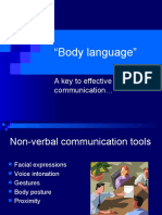 "Body Language": A Key To Effective Communication