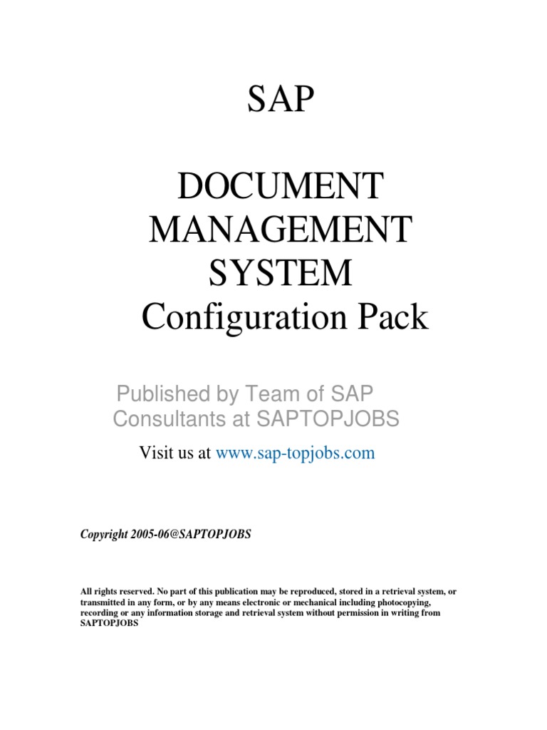 DMS Configuration Document PDF | PDF