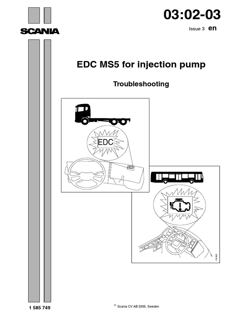 Scania EDC MS5 Troubleshooting | Throttle | Fuel Injection