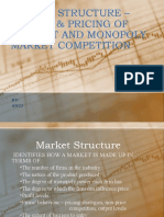 Market Structure & Pricing