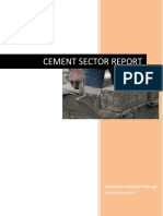 Cement Sector Report PDF