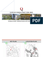 Q.Solve Consultancy Sdn. BHD.: Double Storey Terrace Show Unit (Corner Lot)