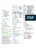C Reference Card