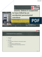 Lab HPLC - Overdose of Paracetamol (Acetaminophen)