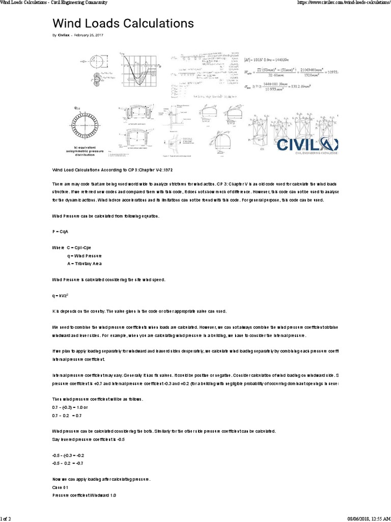 Wind Load Guide for Engineers | PDF | Wound | Engineering