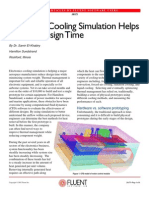 Electronic Cooling Simulation Helps