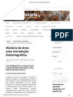 Bibliografia Comentada de História da Arte