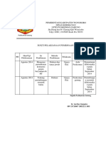 Bukti Pelak Pembinaan Dan Jadwal