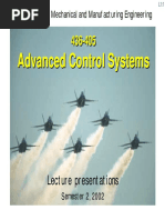 Advanced Control Systems